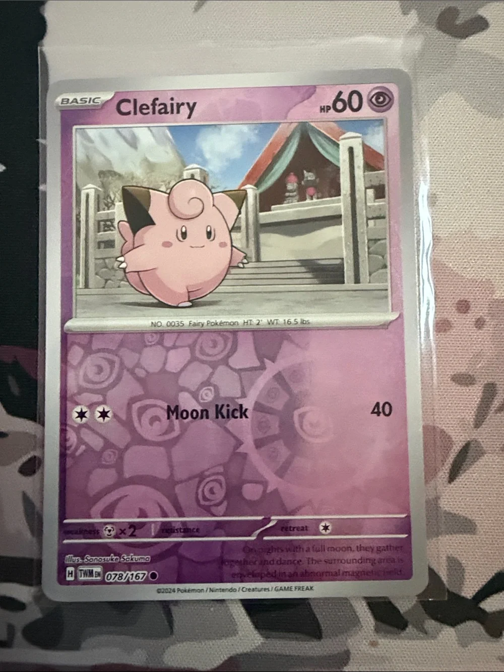 Clefairy & Clefable Pokémon Reverse Holo Evolution Card Lot 🌙 | 4 Cards ✨5/$25✨